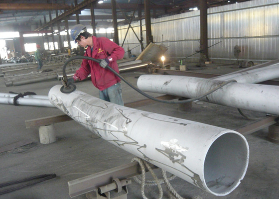 China Petróleo 24 resistentes de alta temperatura da tubulação de aço inoxidável do grande diâmetro fornecedor