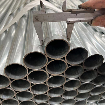 ISO9001 Tubo de aço galvanizado a quente DX51D Z40 grau 5.8m 6m 12m comprimento para indústria