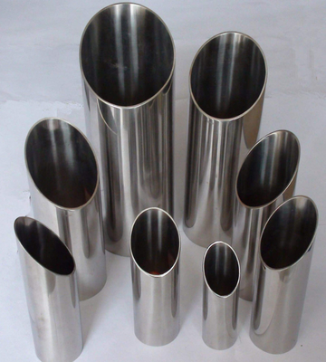 Tubo de aço inoxidável sem costura 1.4301 1.4372 1.4845 Grau 0,3 mm Espessura BA laminada a frio/superfície polida