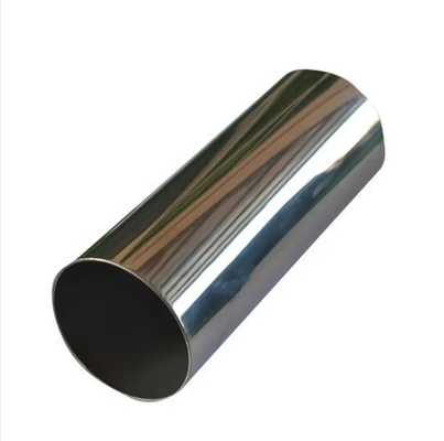 Tubo de aço inoxidável sem costura 1.4301 1.4372 1.4845 Grau 0,3 mm Espessura BA laminada a frio/superfície polida